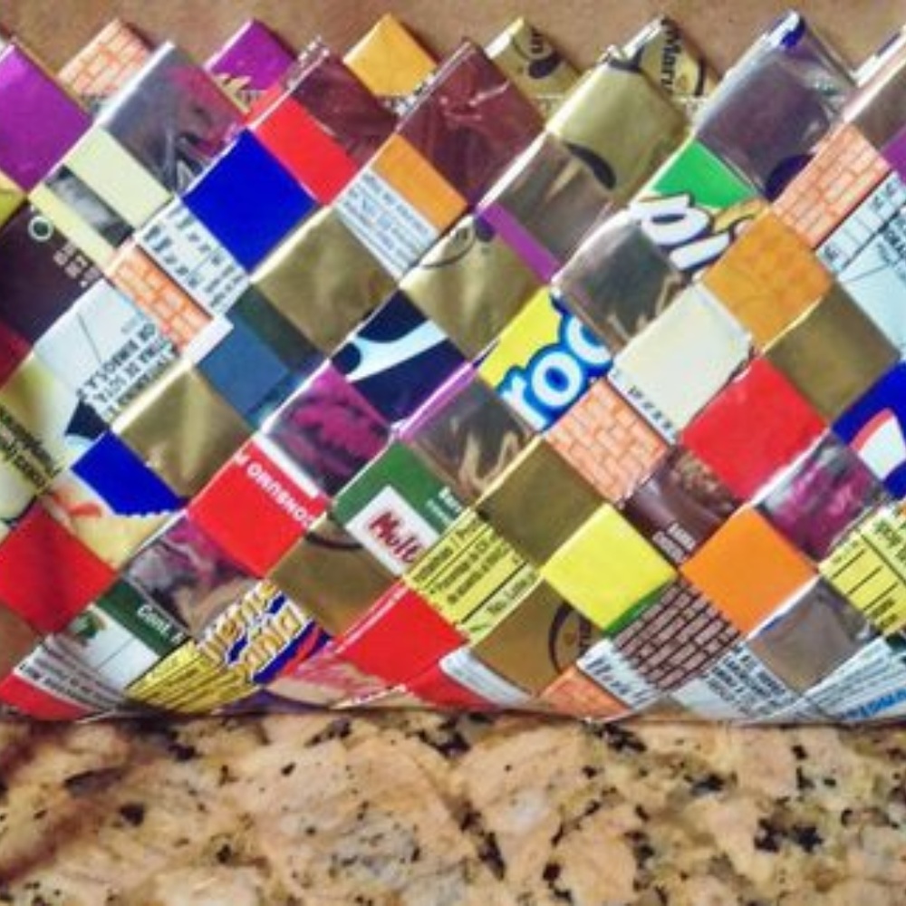 UNIQUE! Gum Wrapper Clutch Purse! L@@K